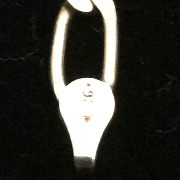 Italy Sterling Silver Resin Flower Link Bracelet - Picture 7 of 8